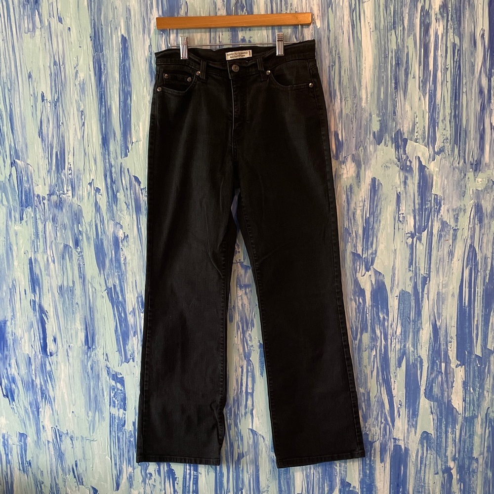 Levi's Women's Black Boot Cut 512 Jeans Perfectly Slimming